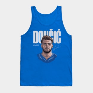 Luka Doncic Dallas Game Face Tank Top